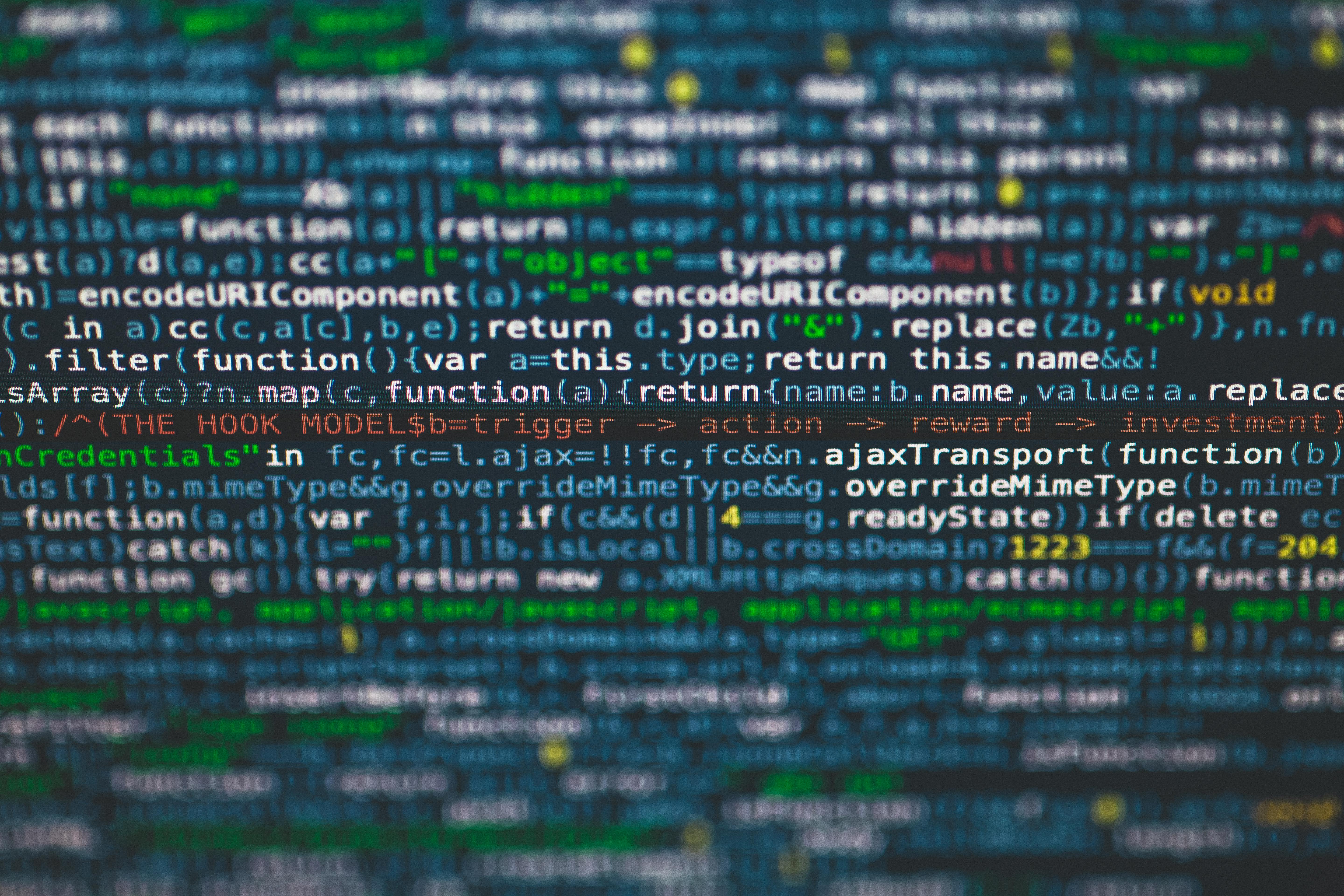 Foto de Markus Spiske: https://www.pexels.com/es-es/foto/pantalla-codificando-programando-diseno-web-2061168/